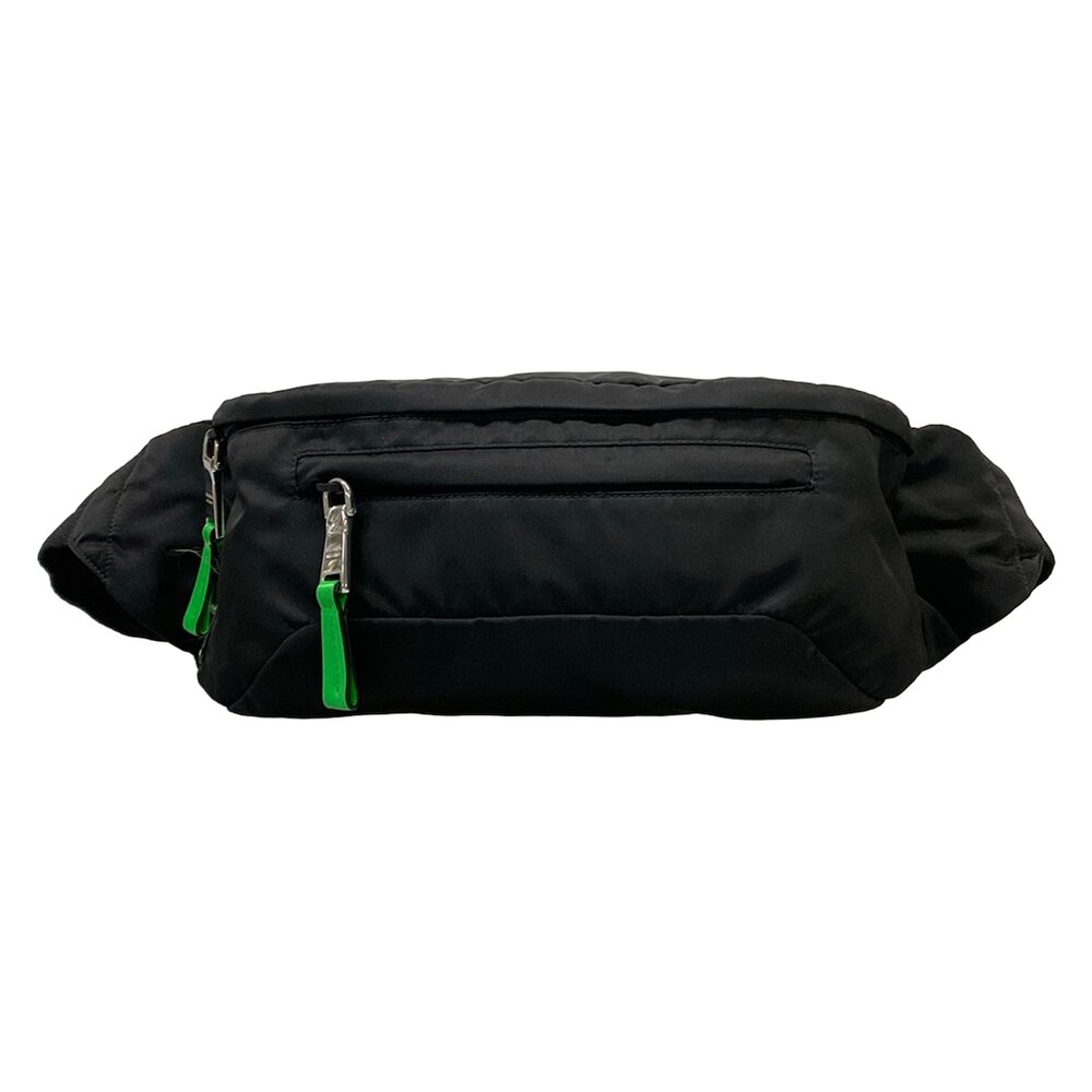 Prada Bum Bag Black Green